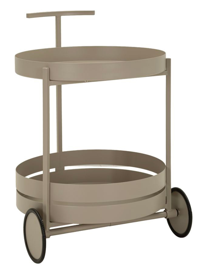 Decorațiune Mauro Ferretti Saturn Bar Cart, Gri Porumbel