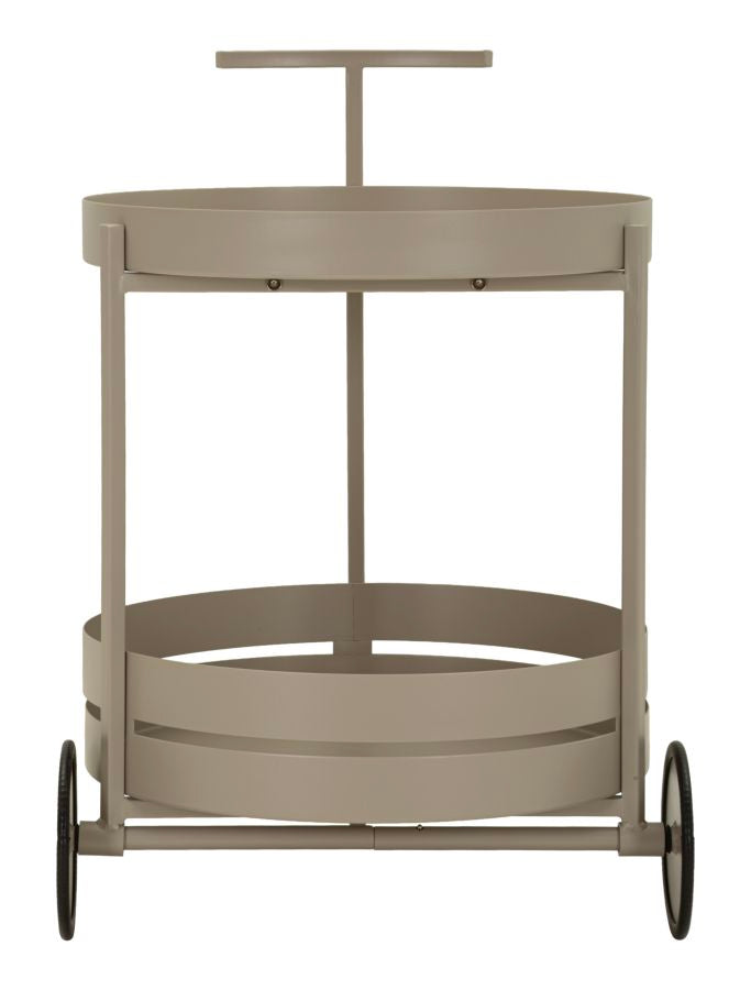 Decorațiune Mauro Ferretti Saturn Bar Cart, Gri Porumbel