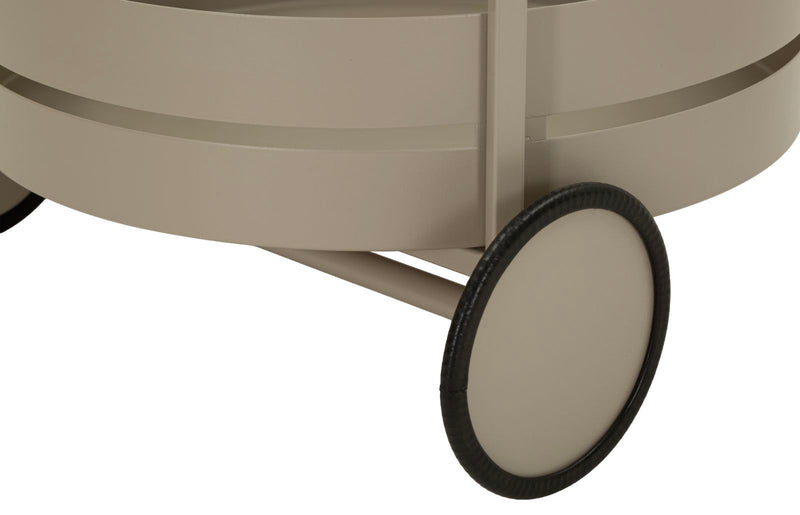 Decorațiune Mauro Ferretti Saturn Bar Cart, Gri Porumbel