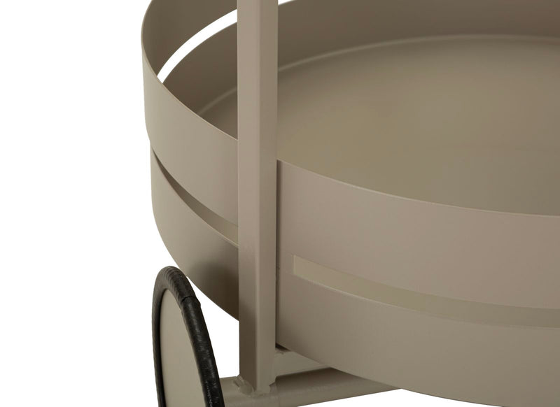 Decorațiune Mauro Ferretti Saturn Bar Cart, Gri Porumbel