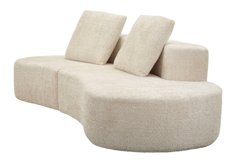 Canapea Extensibilă Mauro Ferretti Island, Alb, 238x78 cm
