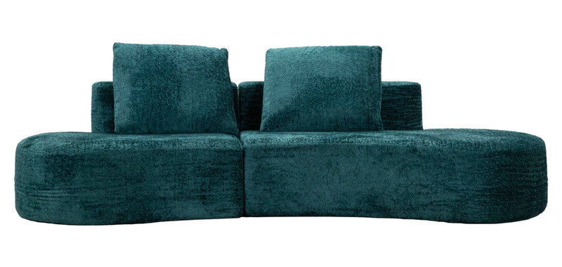 Canapea Extensibilă Mauro Ferretti Island Sofa', Teal, 238x78 cm