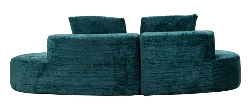 Canapea Extensibilă Mauro Ferretti Island Sofa', Teal, 238x78 cm