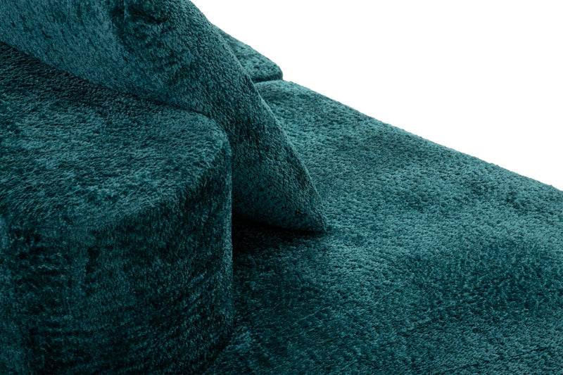 Canapea Extensibilă Mauro Ferretti Island Sofa', Teal, 238x78 cm