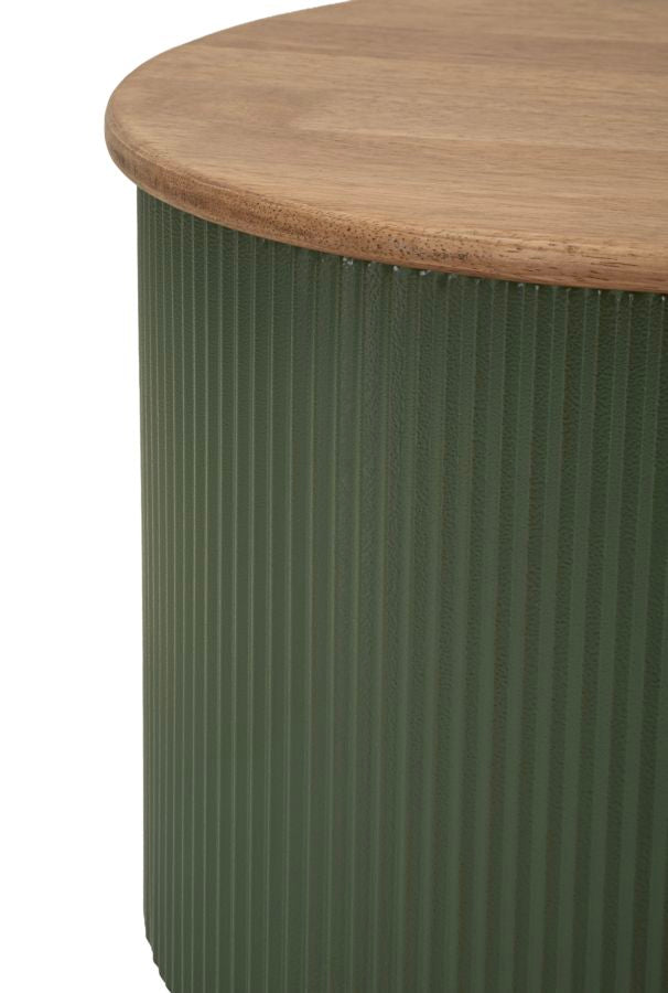 Măsuță de Cafea Mauro Ferretti Frankfurt, Verde/Maro, 87x32 cm