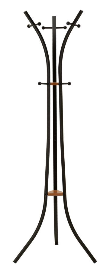 Cuier Mauro Ferretti Clothes X, Negru/Maro, Ø52 cm