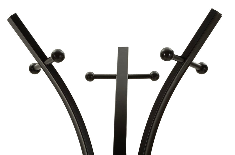 Cuier Mauro Ferretti Clothes X, Negru/Maro, Ø52 cm