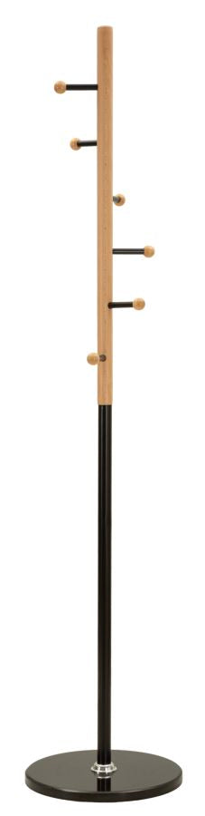 Cuier Mauro Ferretti Clothes Step, Negru/Maro, Ø37 cm