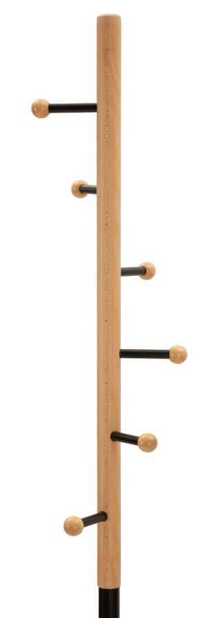 Cuier Mauro Ferretti Clothes Step, Negru/Maro, Ø37 cm