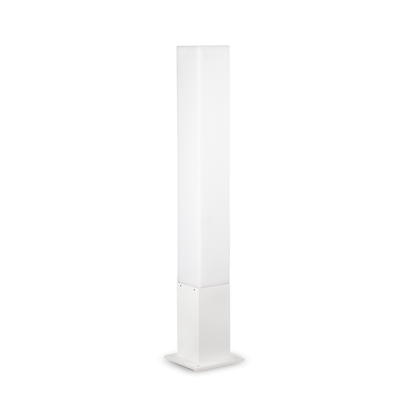 Lampadar EDO OUTDOOR Ideal Lux, GX53 max 1 x 15W, Square, Alb