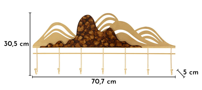 Cuier Mauro Ferretti Mountain, 71x30 cm