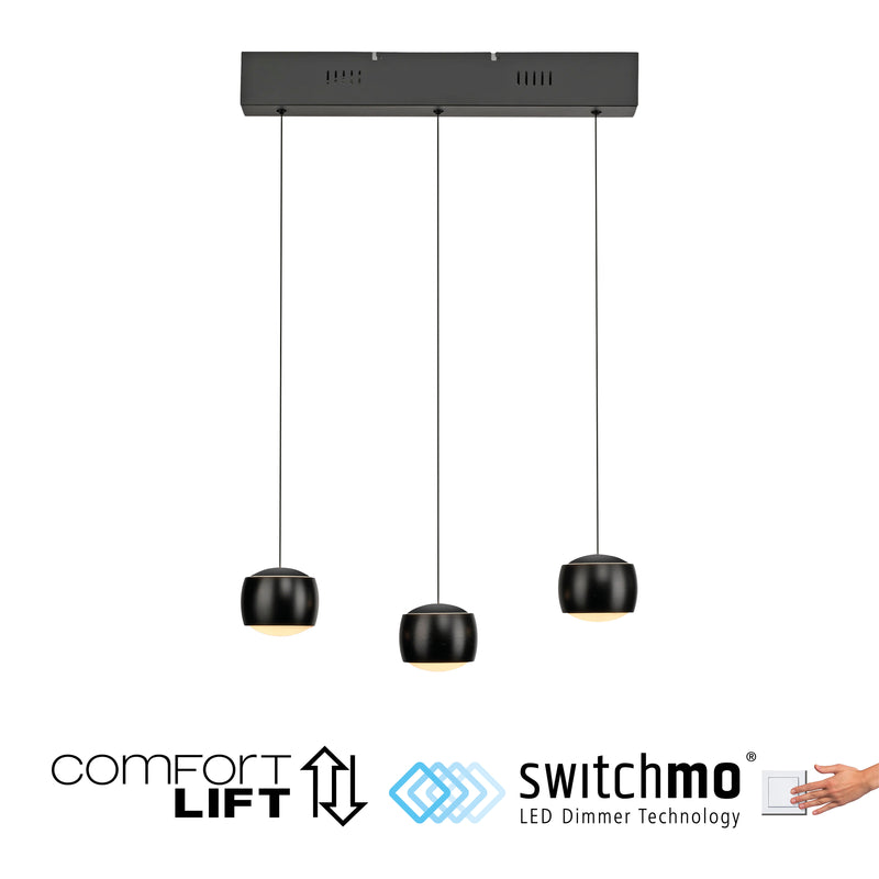 Lustra Paul Neuhaus BALLINI 3xLED Negru