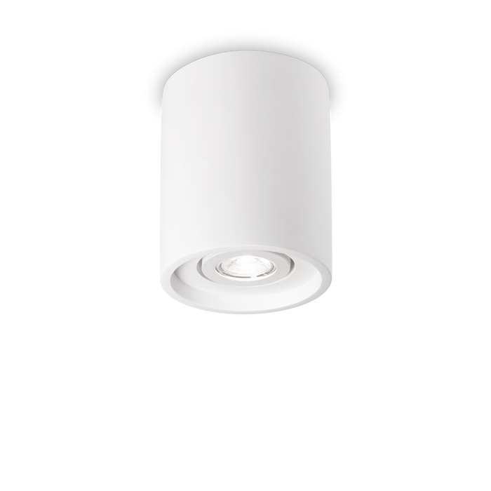 Plafoniera/Aplica OAK Ideal Lux, GU10 max 1 x 35W, Round, Alb