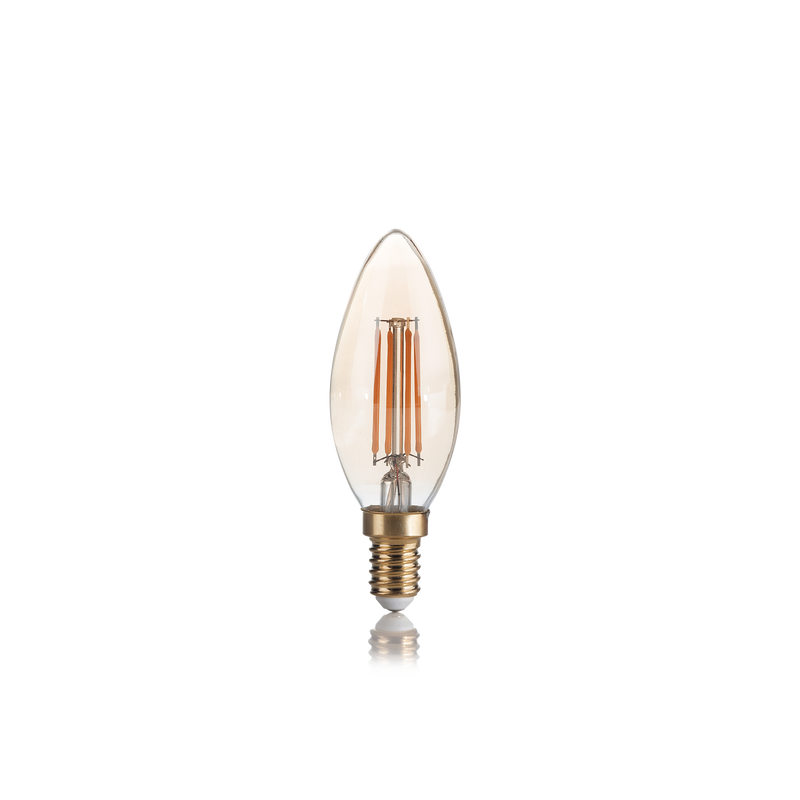 Bec Ideal Lux Lampadine E14, Chihlimbar, 0xE14, Ø3.5 cm, H10 cm