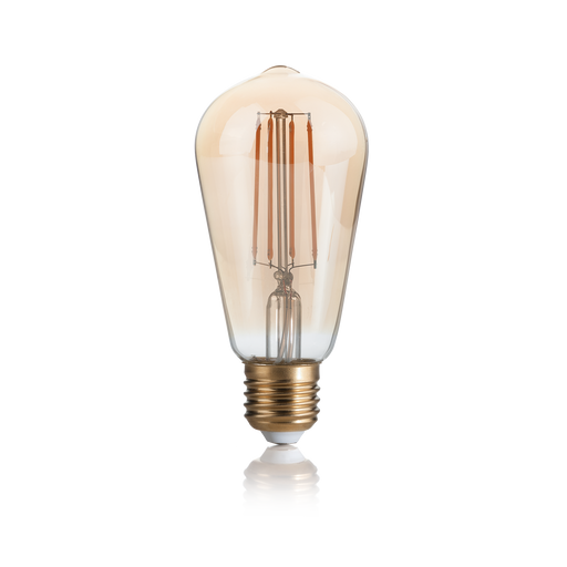 Bec Ideal Lux Lampadine E27, Chihlimbar, 0xE27, Ø6.4 cm, H14.3 cm