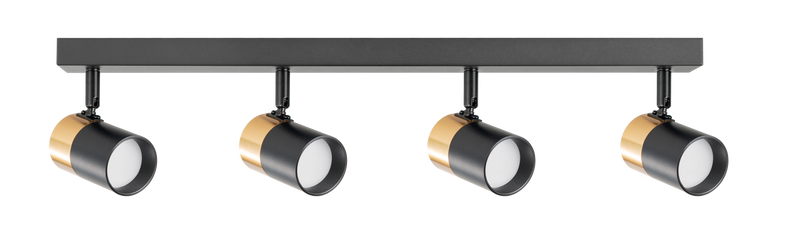 Plafoniera Zuma Line FORI 4xGU10 Negru