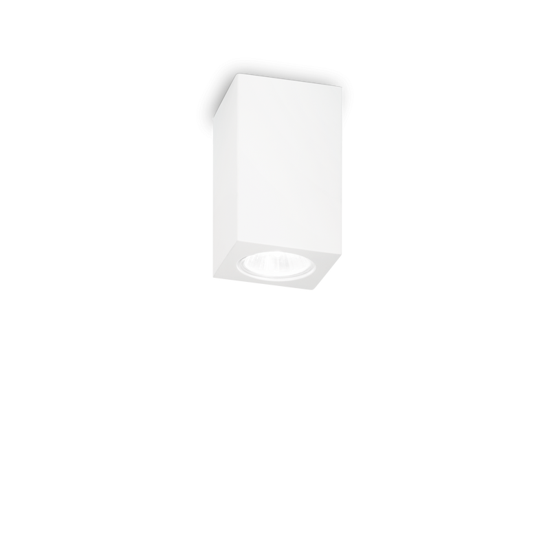 Plafonieră Ideal Lux Look, Alb, 1xGU10, Ø7 cm