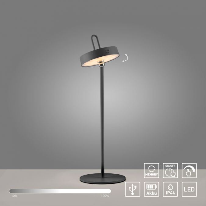Lampa Exterior Paul Neuhaus AMAG LED Negru