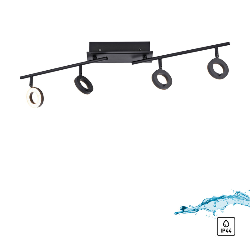 Plafoniera Paul Neuhaus SILEDA 4xLED Negru
