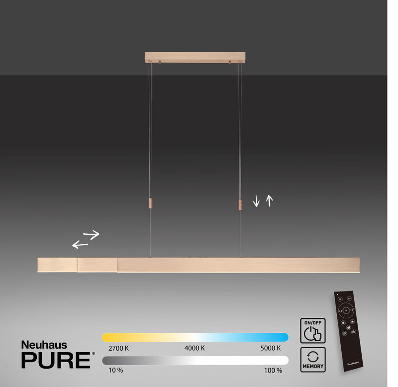 Lustra Paul Neuhaus PURE-MOTO 3xLED Alama Mat