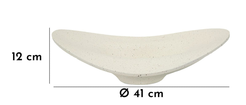 Tavă Decorativă Mauro Ferretti Elegant Tray, Crem, 41x41 cm