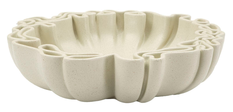 Tavă Decorativă Mauro Ferretti Stons Tray40,, Crem, 40x10 cm