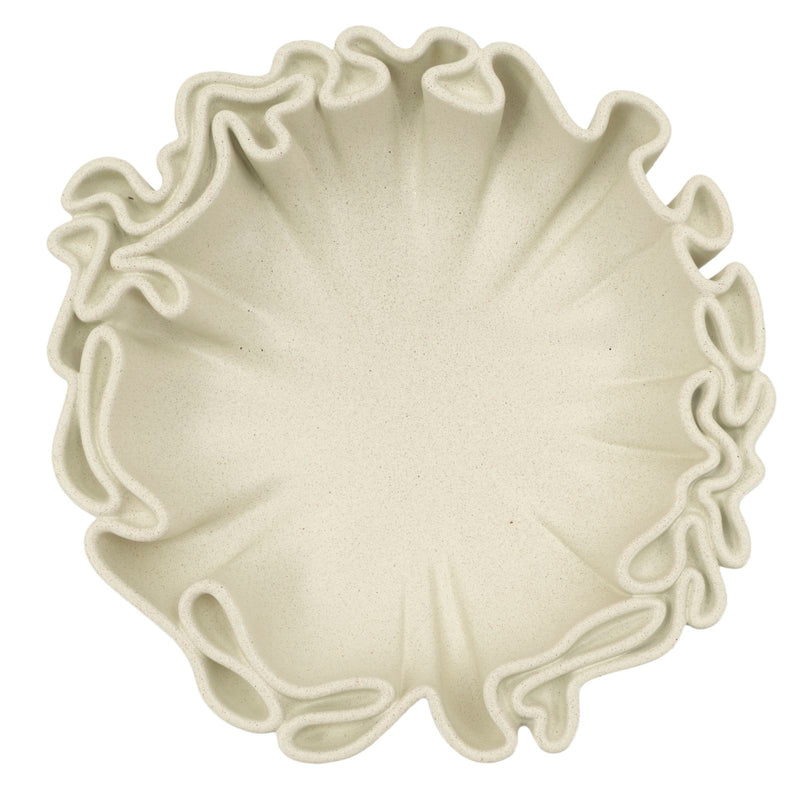 Tavă Decorativă Mauro Ferretti Stons Tray40,, Crem, 40x10 cm