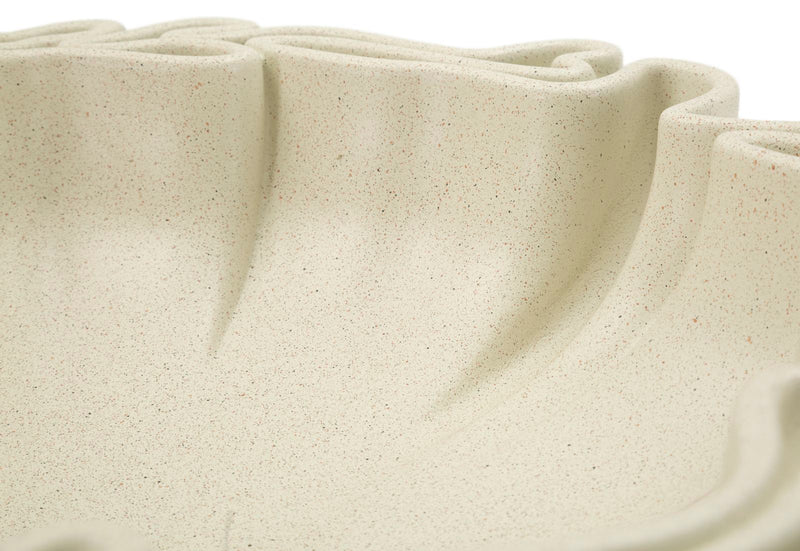Tavă Decorativă Mauro Ferretti Stons Tray40,, Crem, 40x10 cm