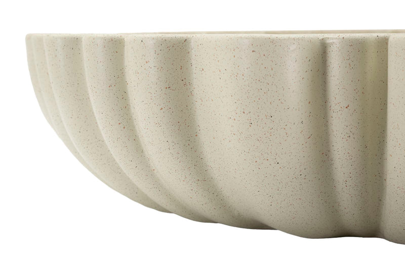 Tavă Decorativă Mauro Ferretti Stons Tray40,, Crem, 40x10 cm
