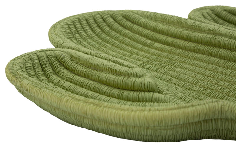 Tavă Decorativă Mauro Ferretti Cactus Tray, Verde, 34x20 cm