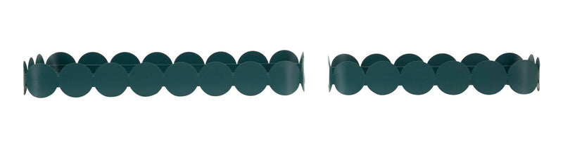Tavă Decorativă Mauro Ferretti Saturn Tray Rect., Teal, 40x4 cm