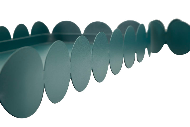 Tavă Decorativă Mauro Ferretti Saturn Tray Rect., Teal, 40x4 cm