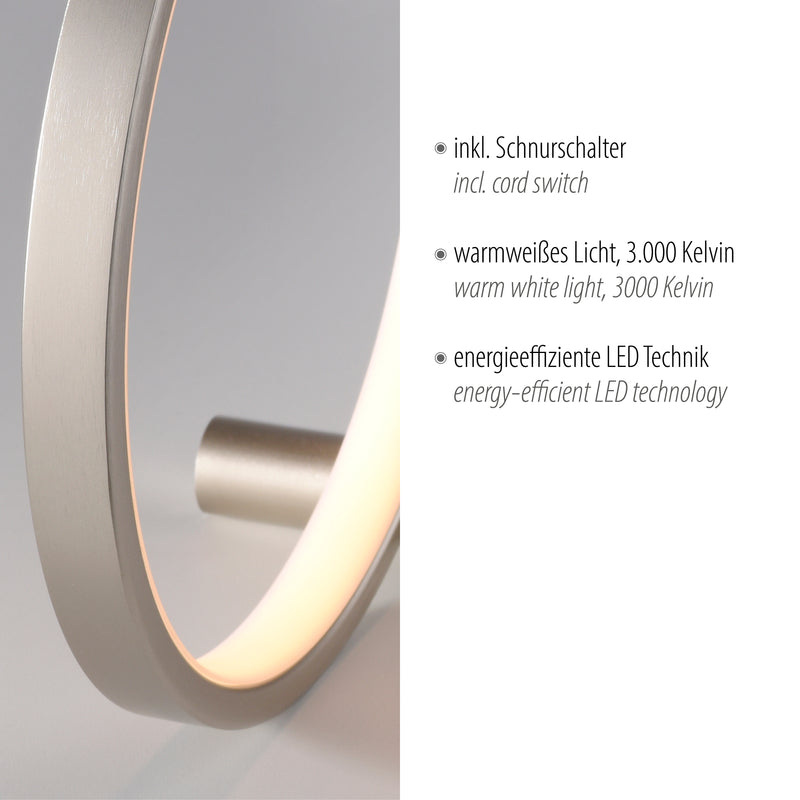 Veioza Paul Neuhaus MINI RITUS LED Argintiu