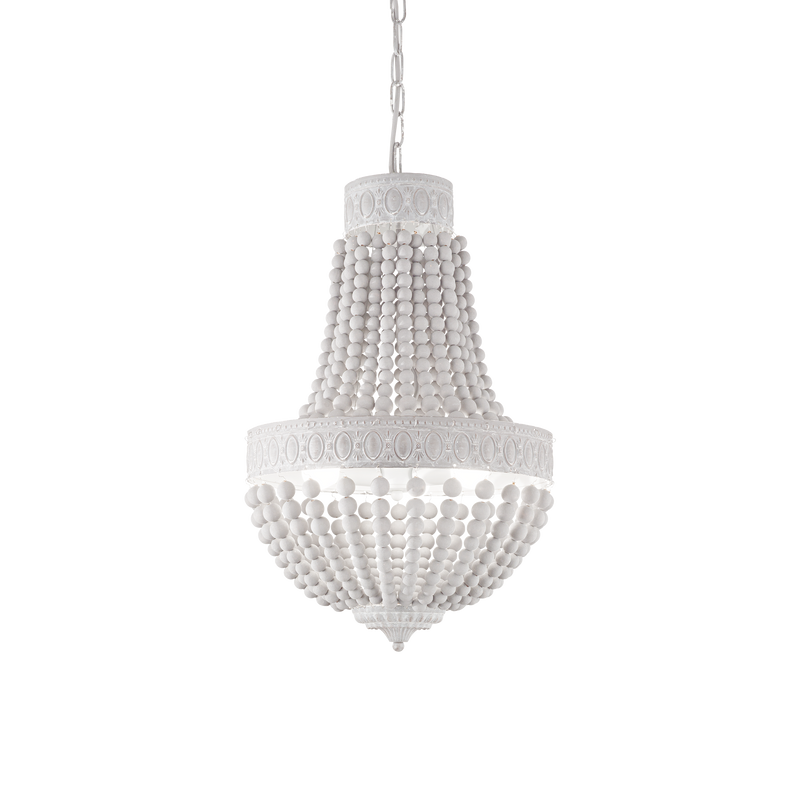 Lustra MONET Ideal Lux, E14 max 6 x 40W, Alb