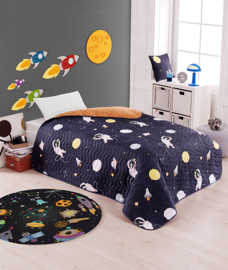 Mobilier Dormitor Asi Home Astron - Dark, Albastru Închis