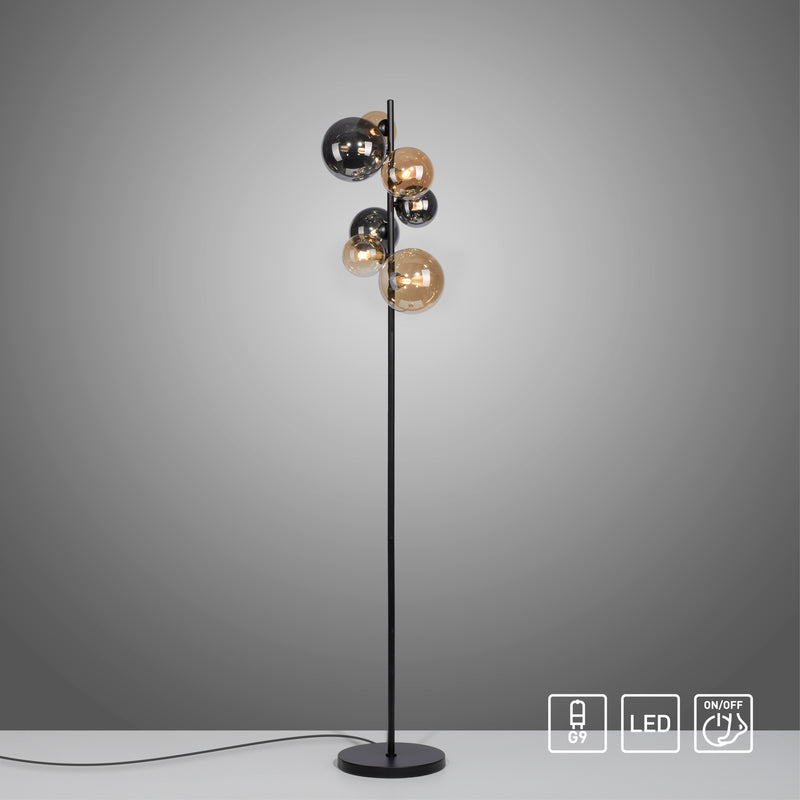 Lampadar Paul Neuhaus POPSICLE 7xG9 Fumuriu