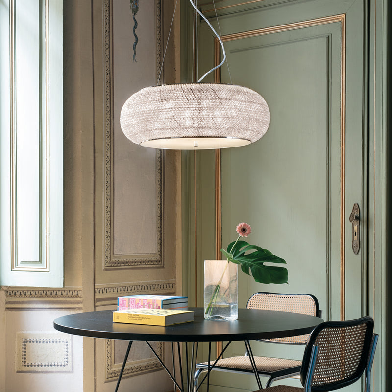 Lustra PASHA' Ideal Lux, E14 max 10 x 40W, SP10, Crom