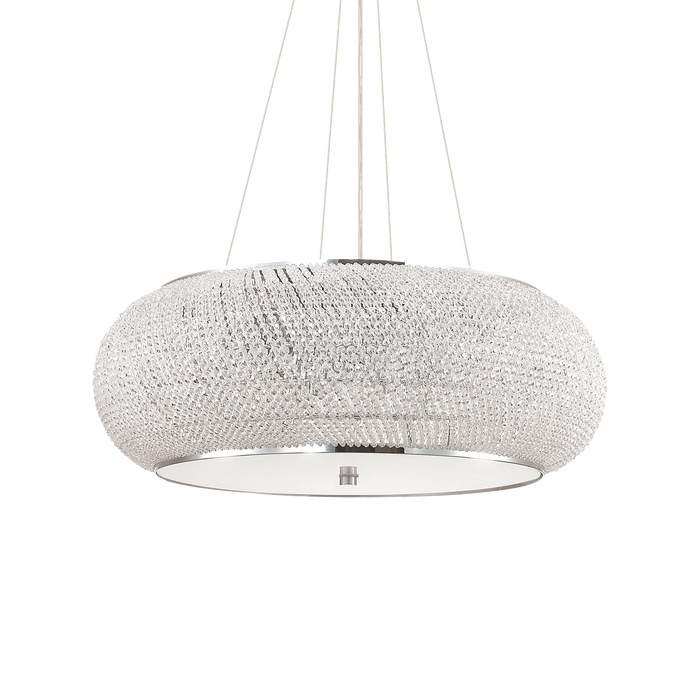 Lustra PASHA' Ideal Lux, E14 max 14 x 40W, SP14, Crom