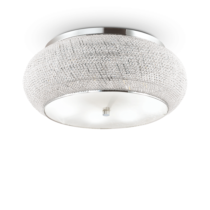 Plafoniera/Aplica PASHA' Ideal Lux, E14 max 14 x 40W, D65, Crom