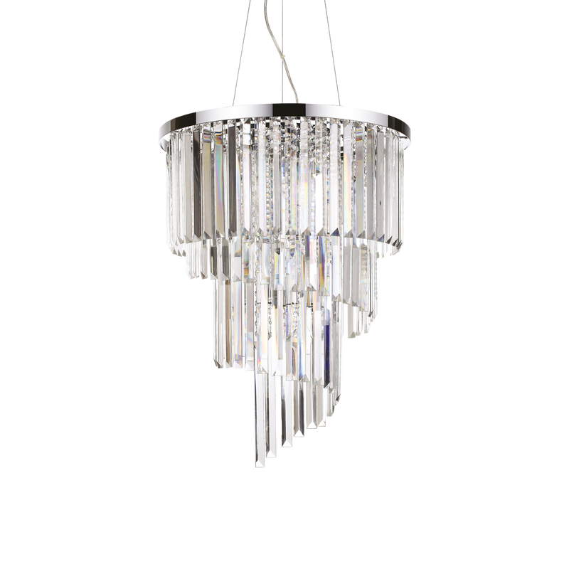 Lustra CARLTON Ideal Lux, E14 max 12 x 40W, Crom