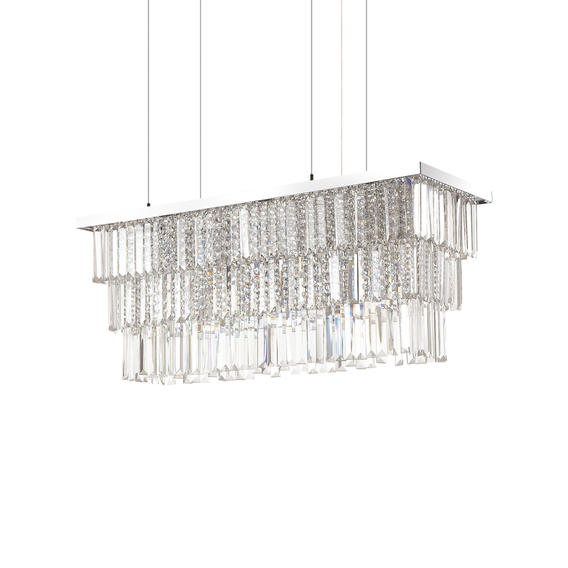 Lustra MARTINEZ Ideal Lux, E14 max 6 x 40W, Crom