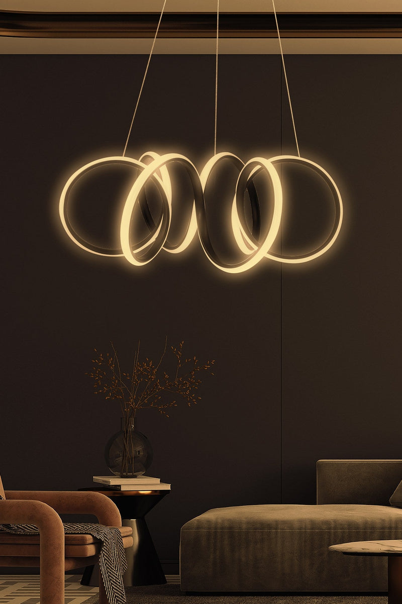 Lustră Asi Home Earendel Black, Negru