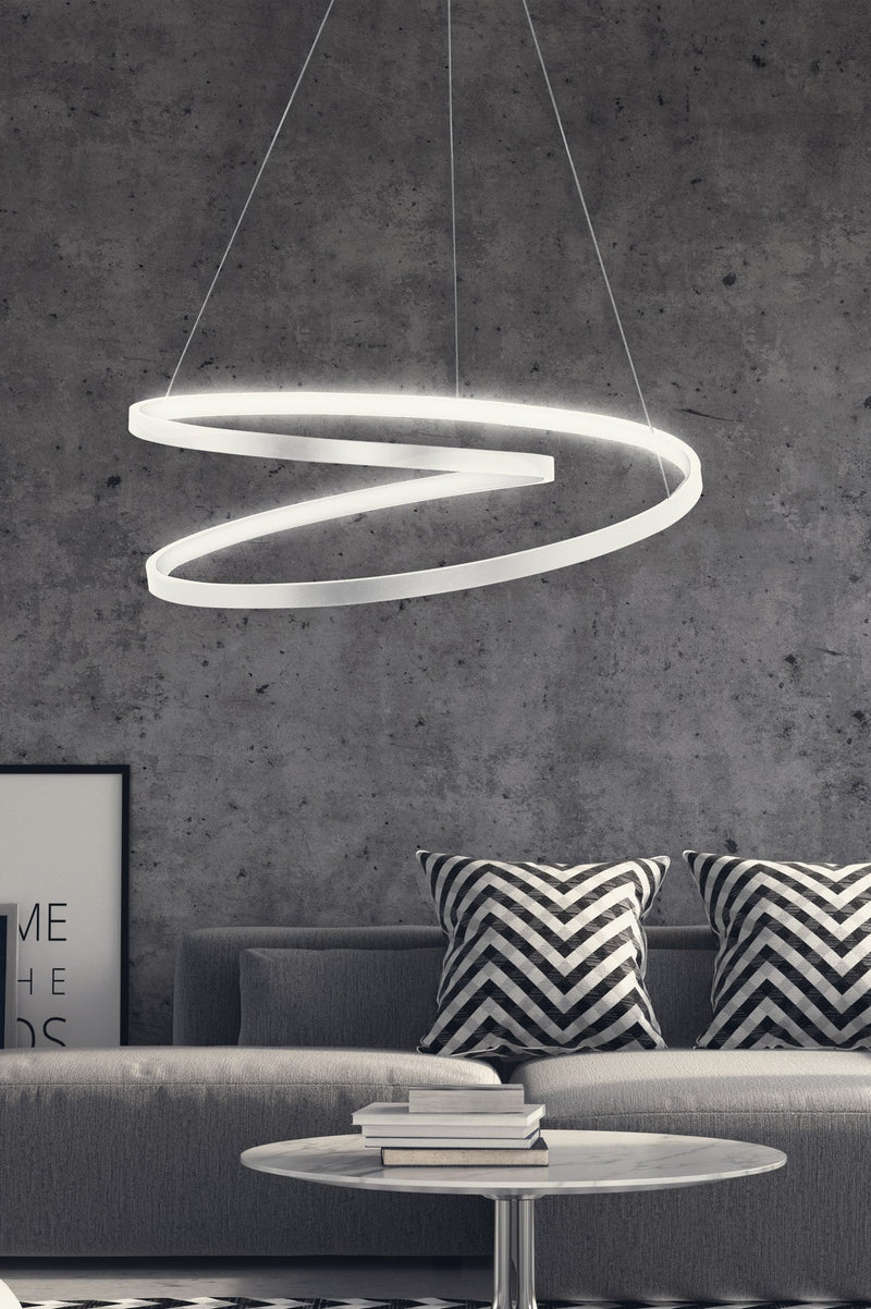 Lustră Asi Home Whirpool - White,, Alb