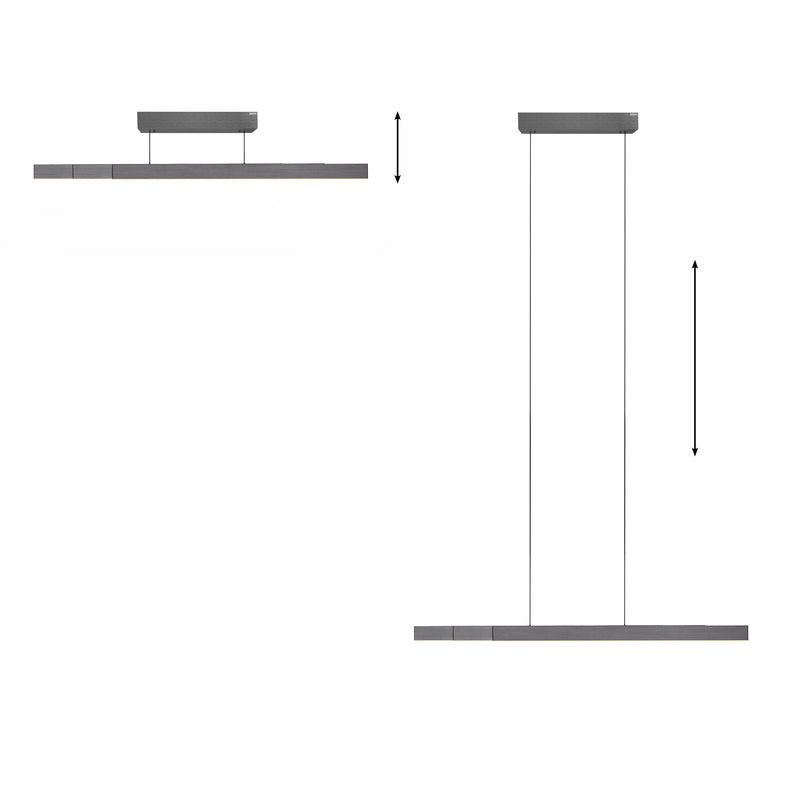 Lustra Paul Neuhaus PURE-MOTO-RISE 3xLED Gri