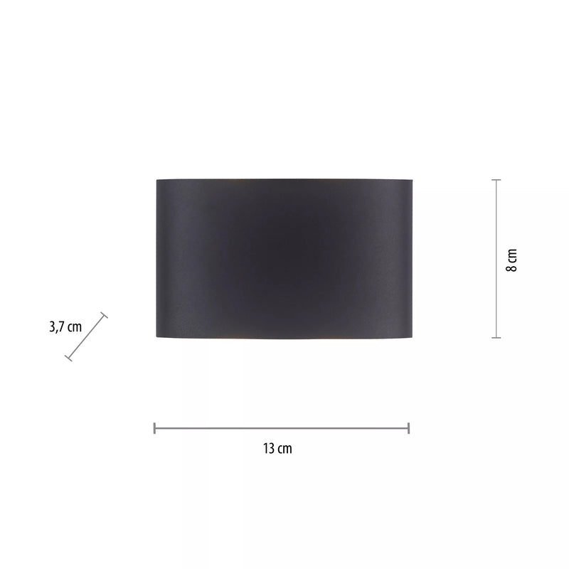 Aplica Paul Neuhaus CARLO 4xLED Antracit