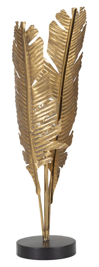 Veioză Mauro Ferretti Palmier, Auriu, Ø26 cm