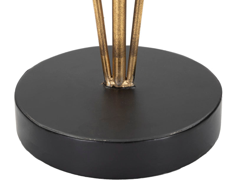 Veioză Mauro Ferretti Palmier, Auriu, Ø26 cm