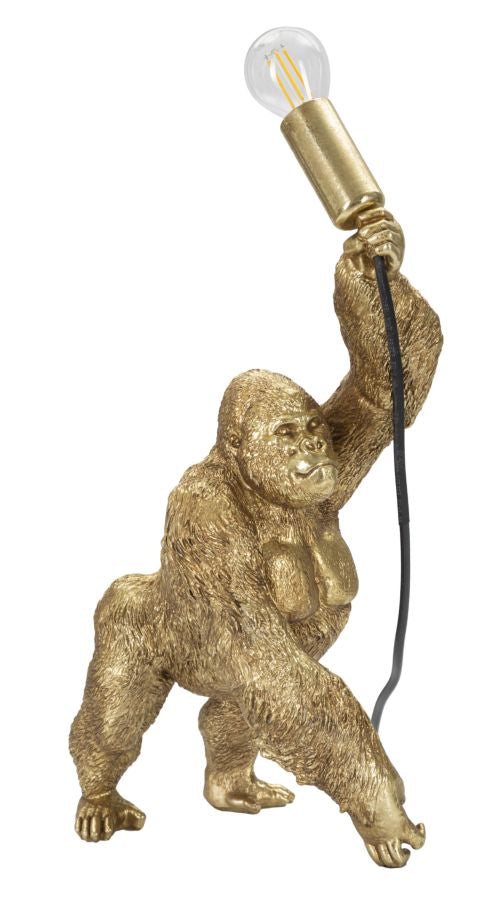 Veioză Mauro Ferretti Gorilla, Auriu, 22x40 cm