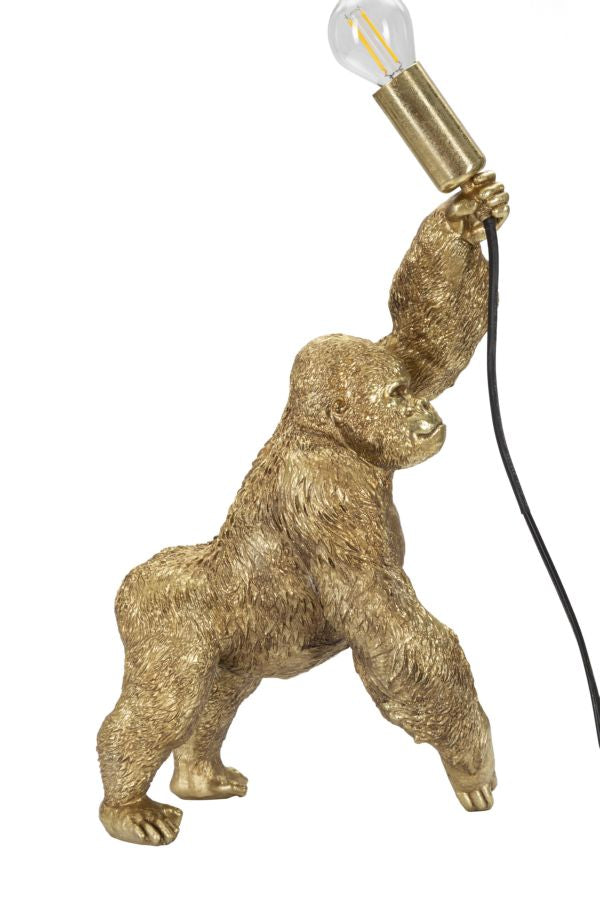 Veioză Mauro Ferretti Gorilla, Auriu, 22x40 cm