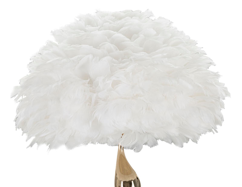 Lampadar Mauro Ferretti Subțire, Auriu/Alb, Ø50 cm
